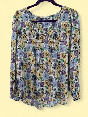 Jane + Delancey Floral Blouse S